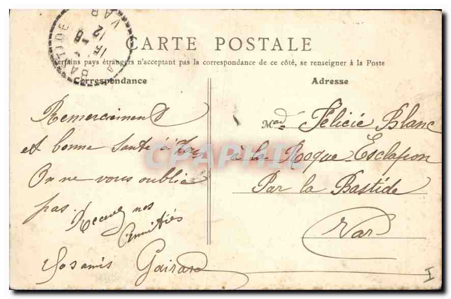 CPA Paris Le Louvre Porte Jean Goujon  — Rückseite