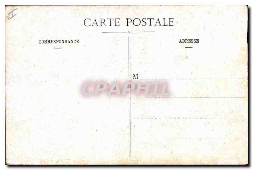 CPA Paris Eglise de la Madeleine  — Verso