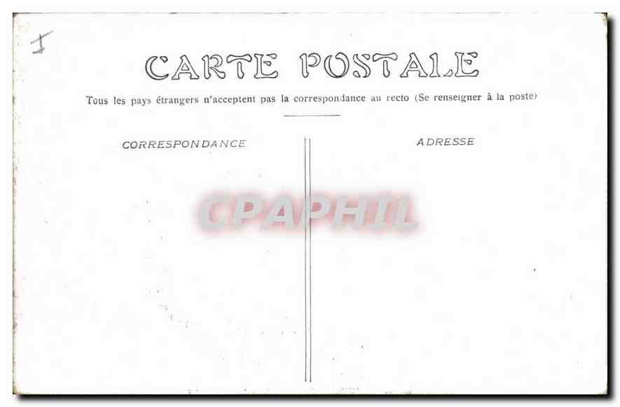 CPA Paris Buttes Chaumont Le Pont  — Verso