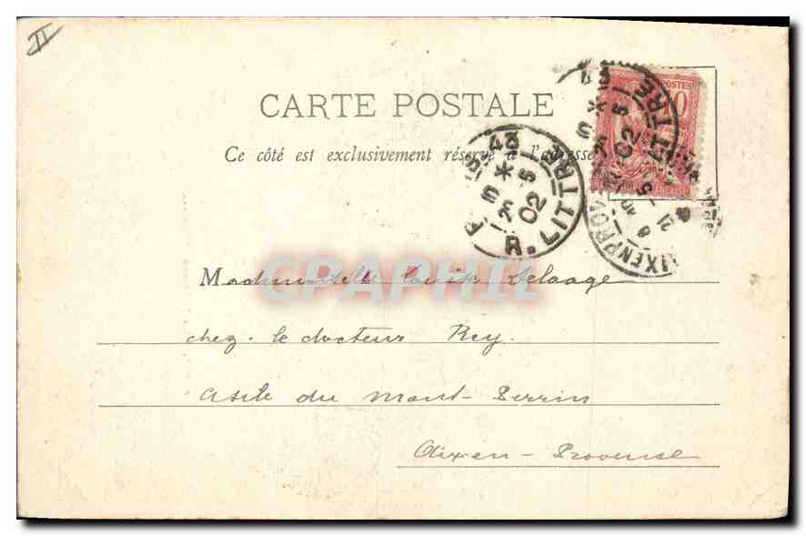 CPA Paris La Fontaine St Michel  — Rückseite