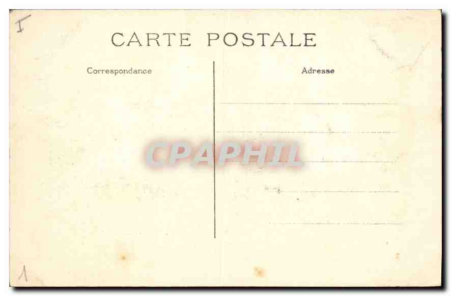 CPA Paris Hotel des Invalides Moulage de la Tete de Napoleon  — Rückseite
