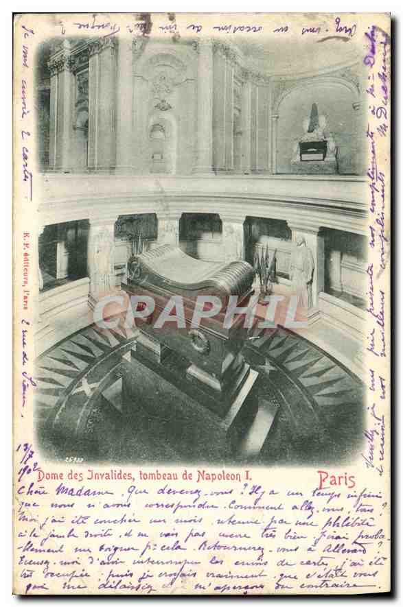 CPA Paris Dome des Invalides tombeau de Napoleon I 