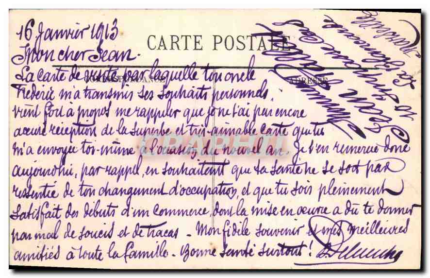 CPA Paris La Place de la Bastille  — Rückseite