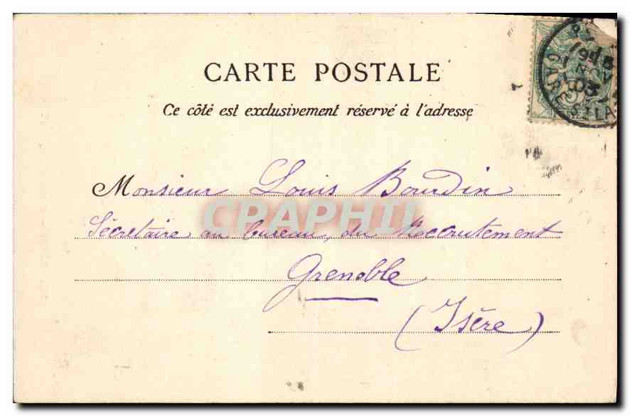 CPA Paris Buttes Chaumont Pont Fatal  — Rückseite