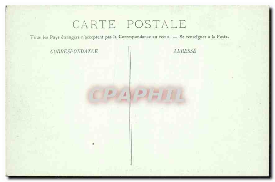 CPA Paris La Chambre des Deputes Salon du Roi  — Rückseite