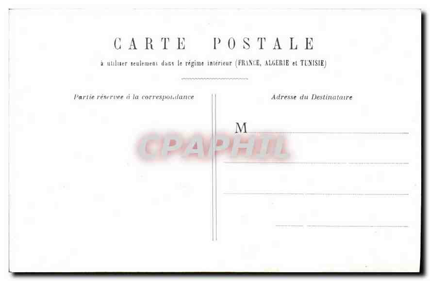 CPA Paris Invalides  — Rückseite