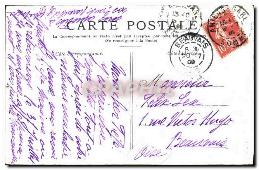 CPA Paris Le Pont du Change  — Rückseite