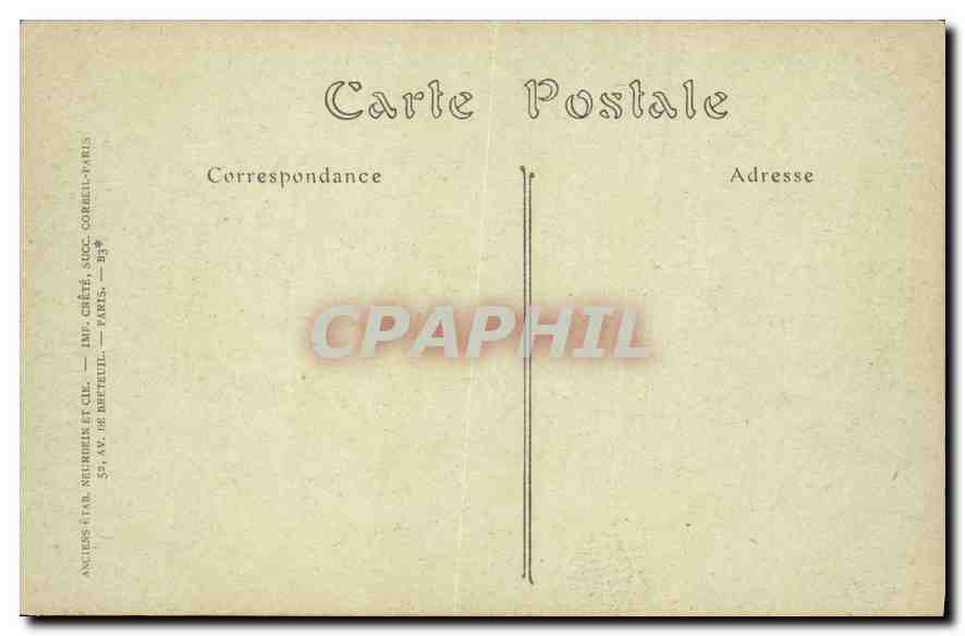 CPA Paris Le Pont au Change et le Palais de Justice  — Rückseite