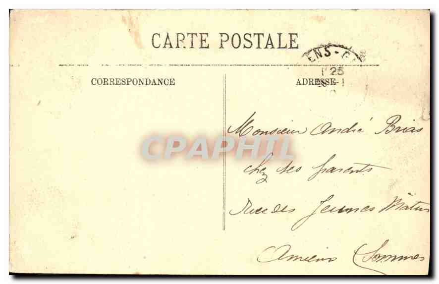 CPA Paris L'Avenue du Bois de Boulogne  — Verso