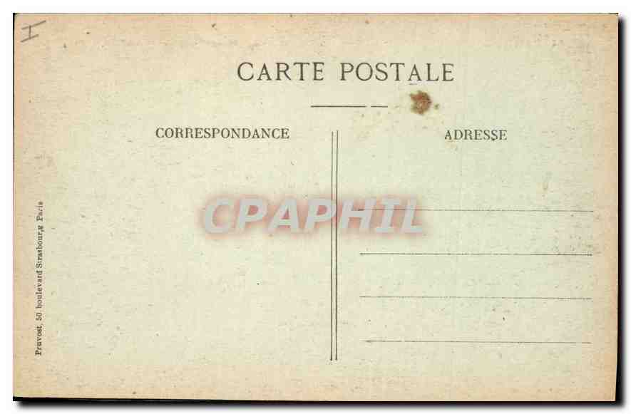 CPA Paris Parc des Buttes Chaumont Le Pont suspendu sur le Lac  — Rückseite