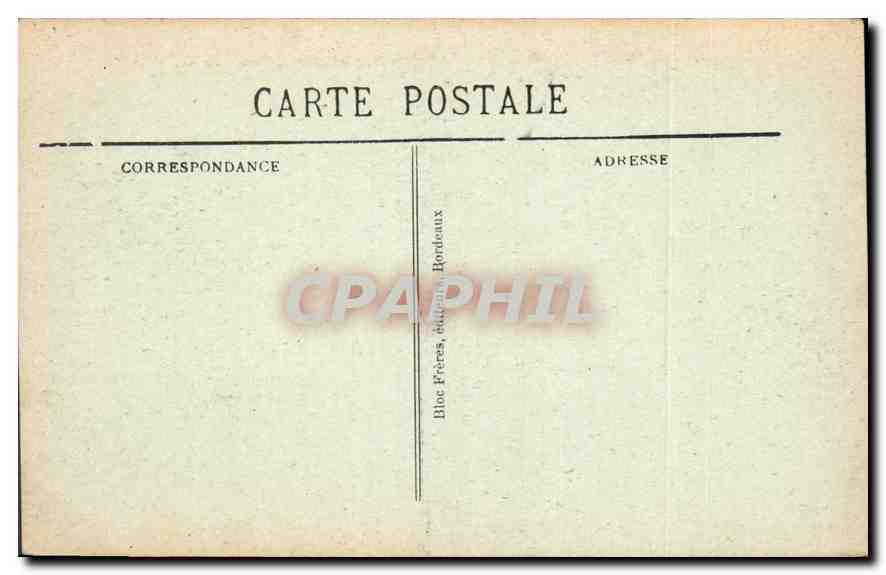 CPA Marseille Vue Generale sur les Bassins de la Joliette et la Cathedrale prise du Transbordeur  — Verso