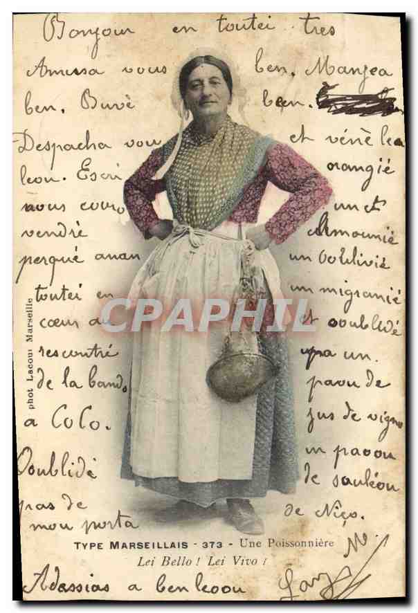 Poissonnière — Marseille — phot. Lacou Marseillle, Type Marseillais 373