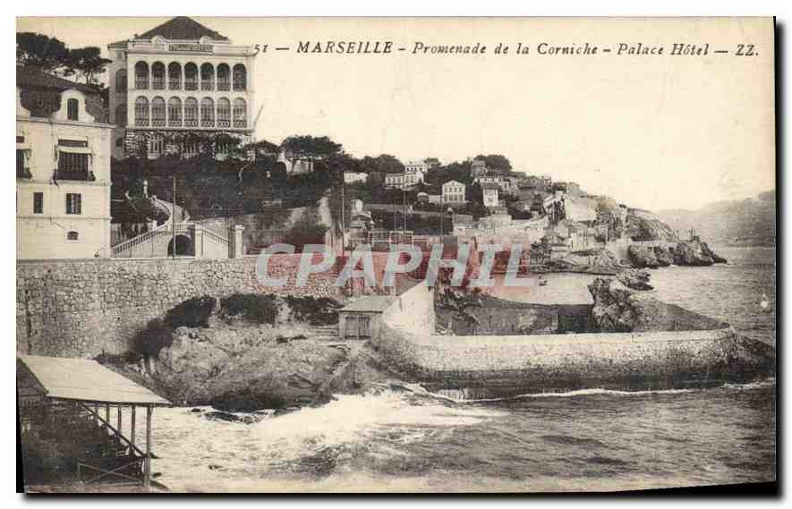 CPA Marseille Promenade de la Corniche 