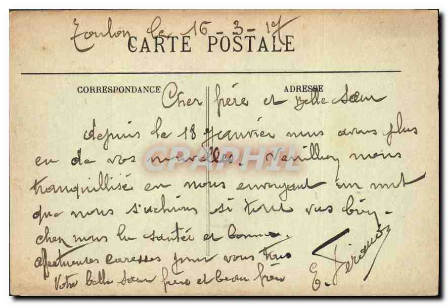CPA Marseille Ascenseur de ND de la Garde  — Rückseite