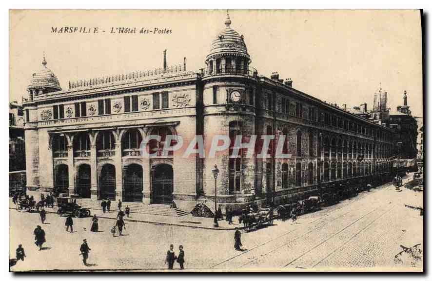 Marseille - L'Hôtel des Postes — éditeur anonyme, n° de série non visible - Anverso