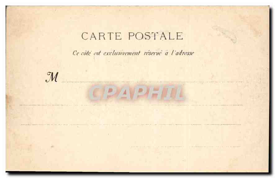 CPA Marseille Rue de la Republique  — Verso