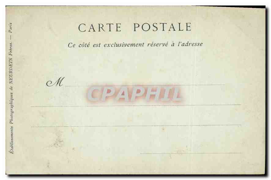 CPA Marseille Le Prado vue prise du Rond Point  — Rückseite