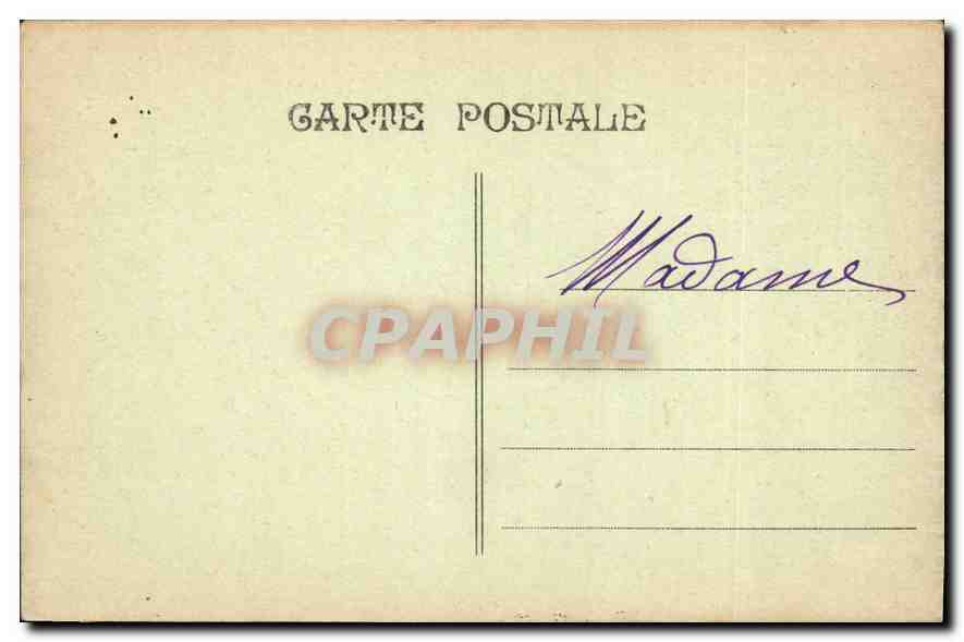 CPA Marseille Rue Cannebiere  — Verso