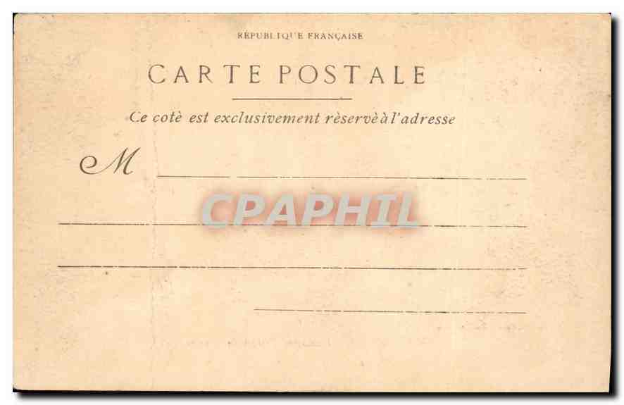 CPA Marseille Fontaine Estrangin Pastre  — Back