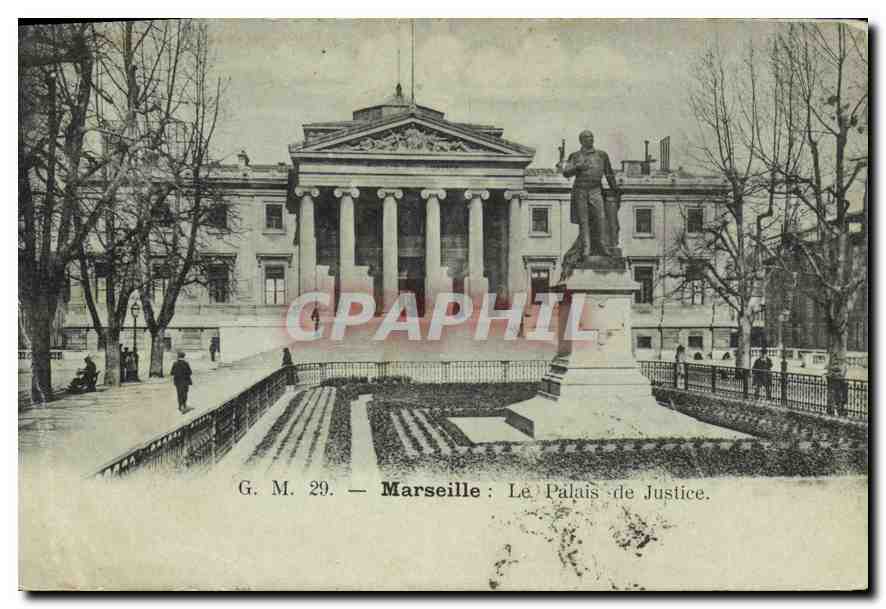 CPA Marseille Le Palais de Justice 