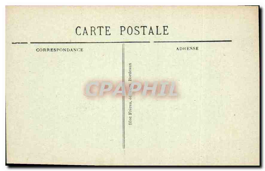 CPA Marseille Vue Generale sur les Bassins de la Joliette et la Cathedrale prise du Transbordeur  — Verso