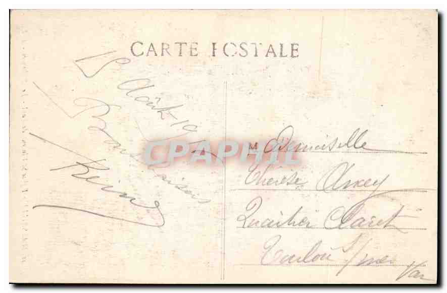 CPA Marseille Eglise St Vincent de Paul les Reformes  — Rückseite