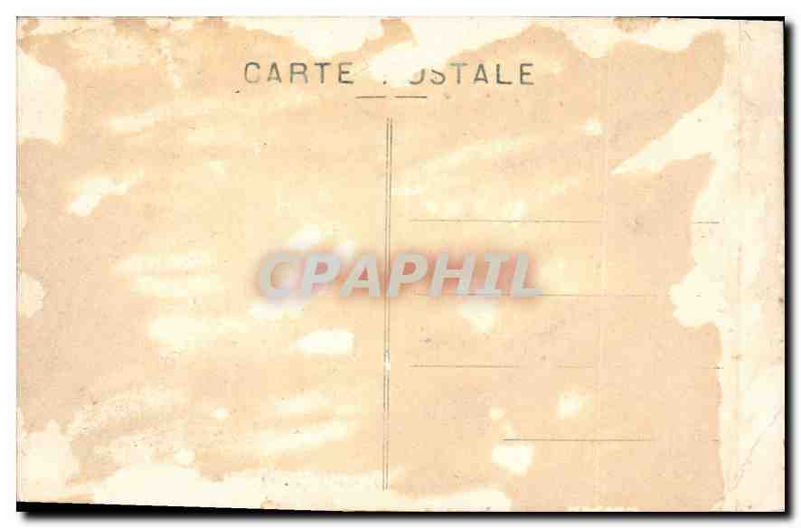 CPA Marseille La Cannebiere Tramway — Verso
