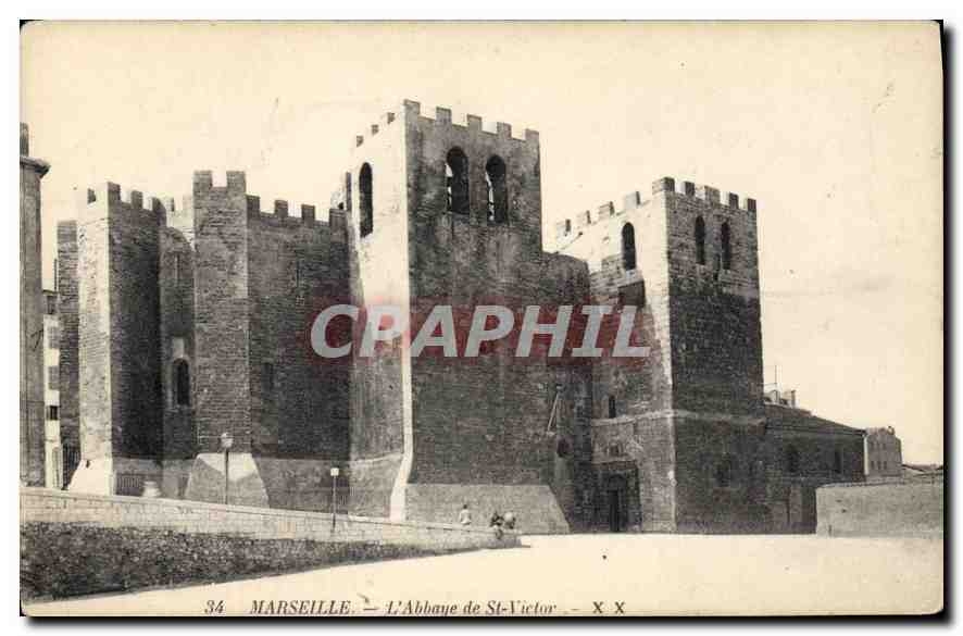 CPA Marseille L'Abbaye de St Victor 