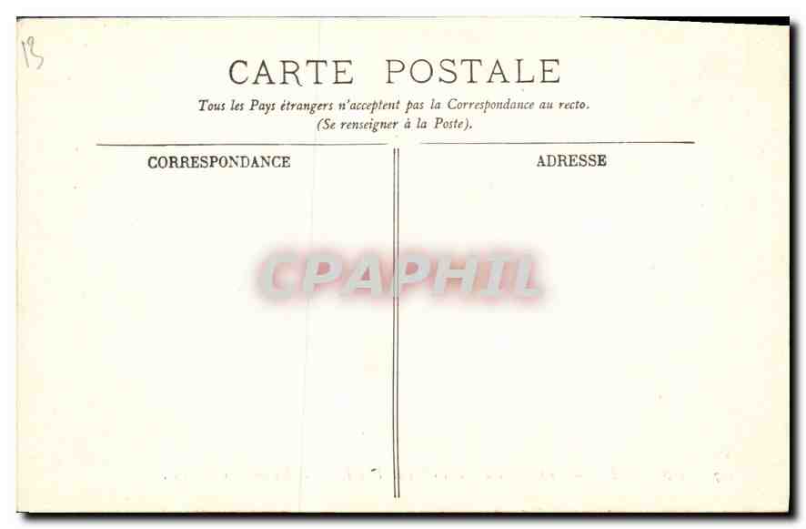 CPA Marseille Le Chateau d'If et les du Frioul Coucher de Soleil  — Rückseite