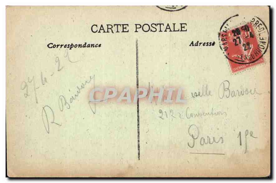 CPA Collection du Chateau d'If Cour interieure l'Escalier et le Puits  — Verso