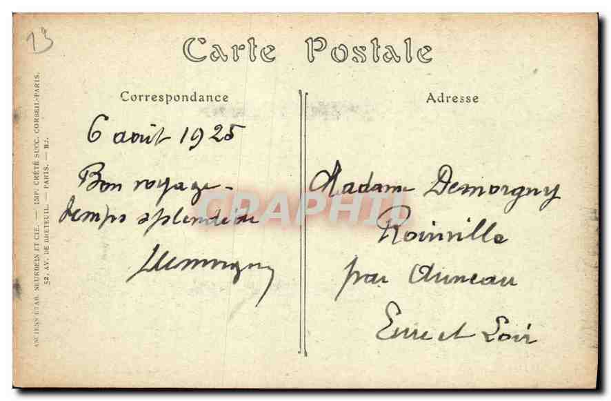 Marseille — Vue générale prise du Château d'If — Jhet — Verso