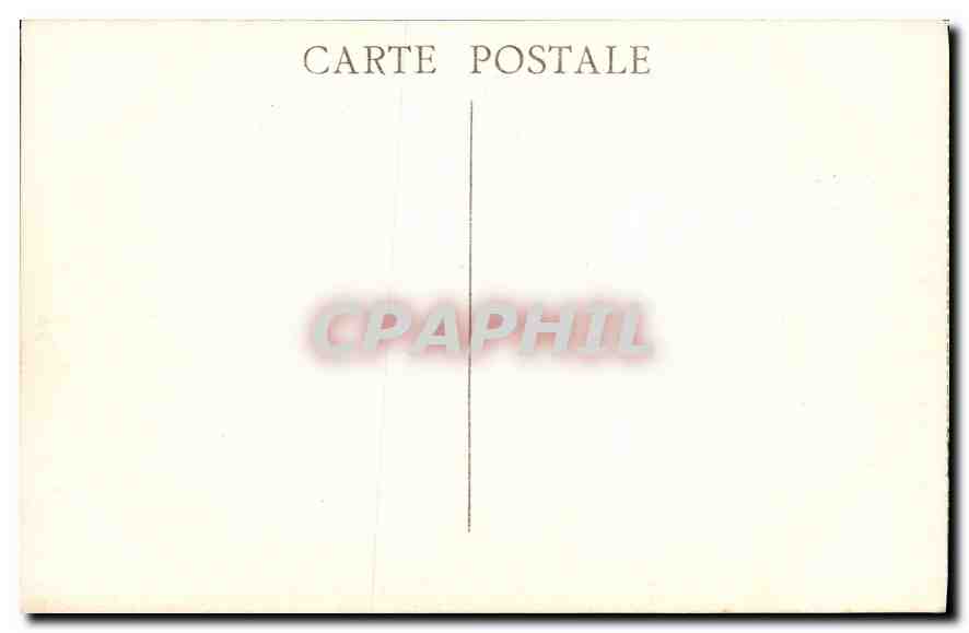 CPA Marseille Chateau d'If  — Verso