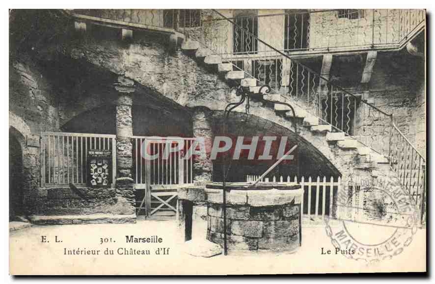 CPA Marseille Interieur du Chateau d'If 