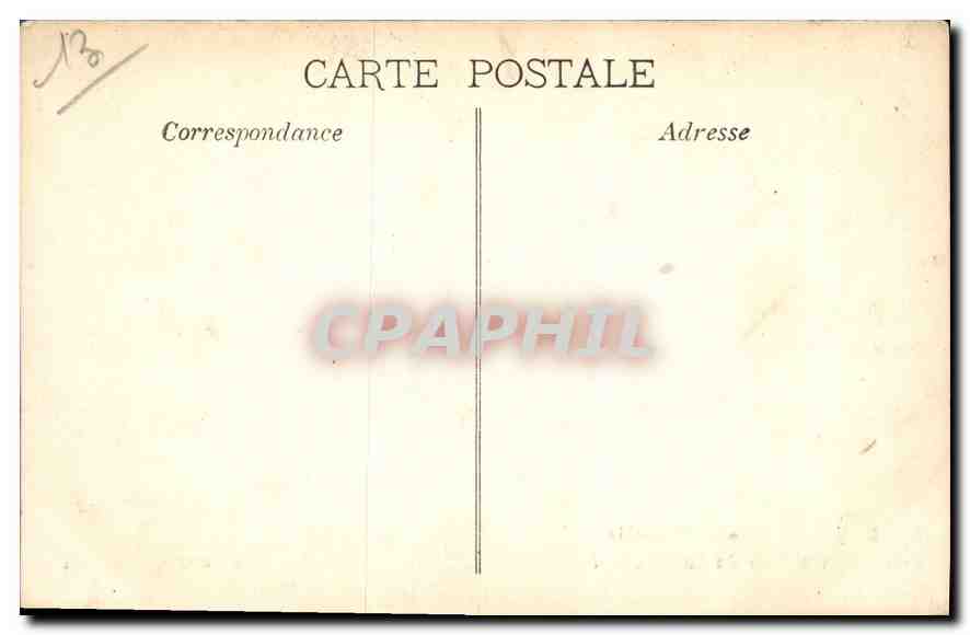 CPA Marseille Interieur du Chateau d'If  — Verso