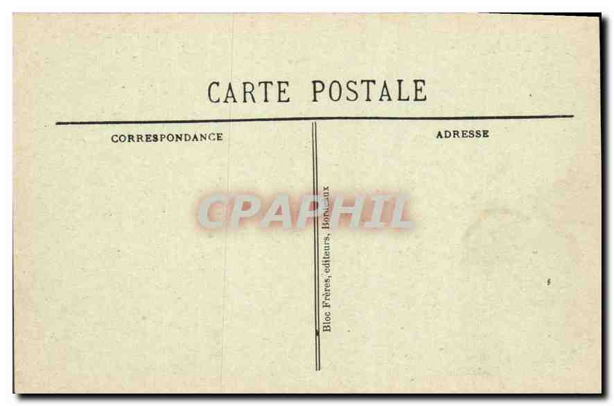 CPA Marseille Route de la Corniche Le Palace Hotel  — Verso