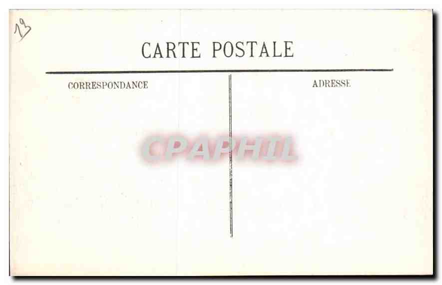 CPA Marseille Le Chateau d'If  — Verso