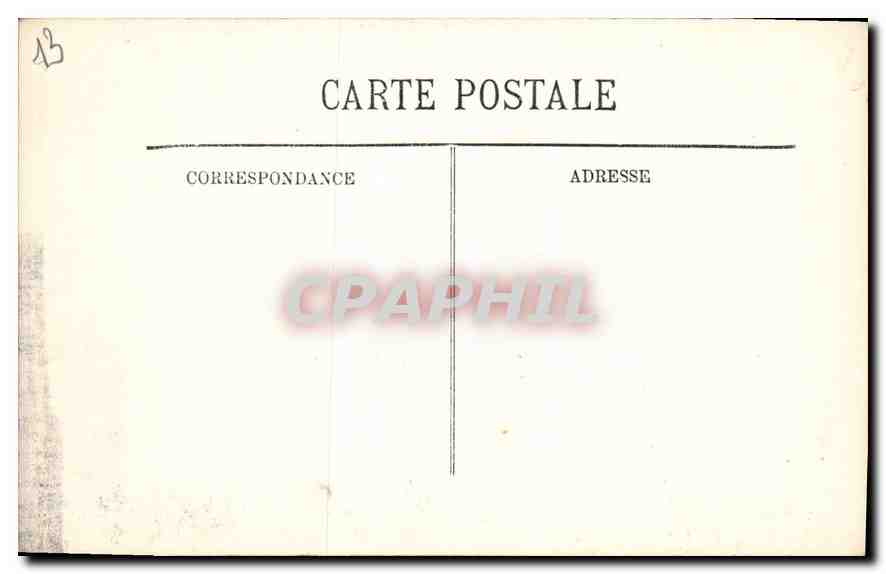 CPA Marseille Le Chateau d'If  — Verso