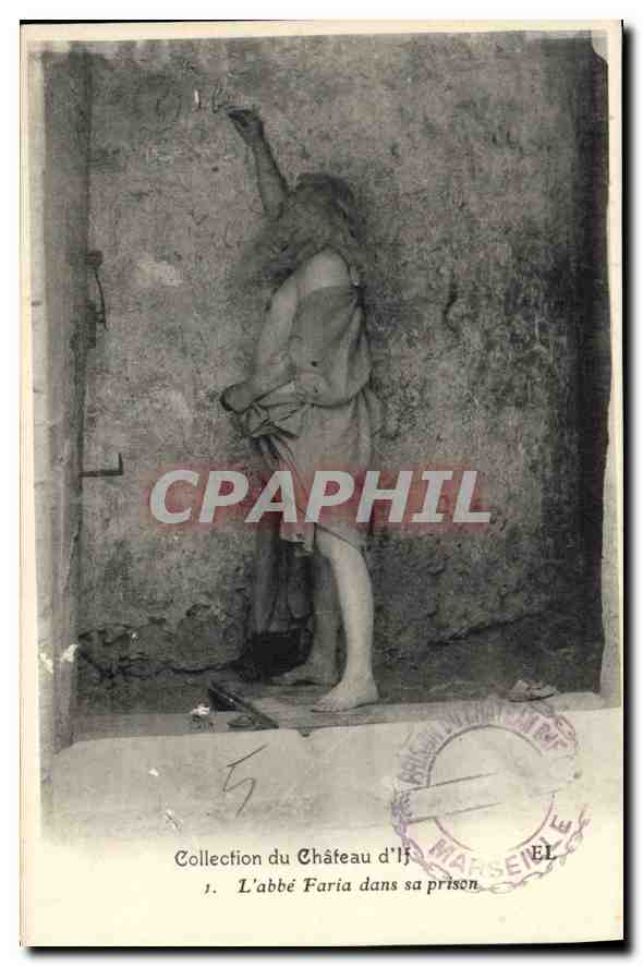 CPA Collection du Chateau d'If L'abbe Faria dans sa prison 
