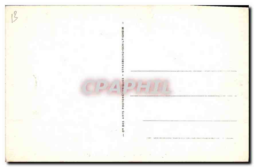 CPA Marseille Le Chateau d'If  — Verso