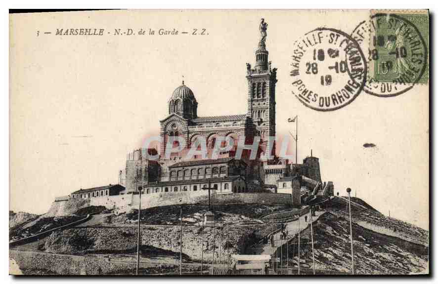 CPA Marseille ND de la Garde 