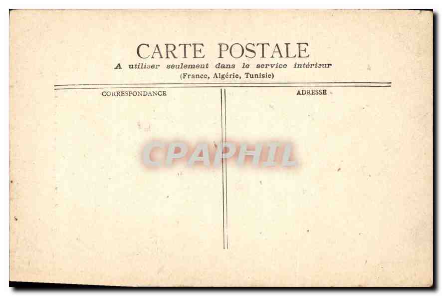 CPA Marseille Notre Dame de la Garde  — Rückseite