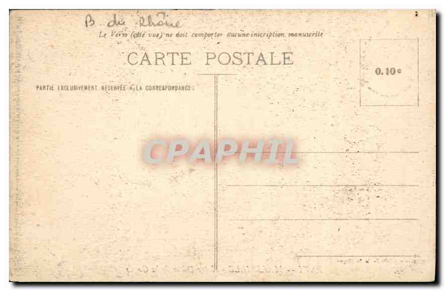 CPA Marseille Notre Dame de la Garde  — Rückseite
