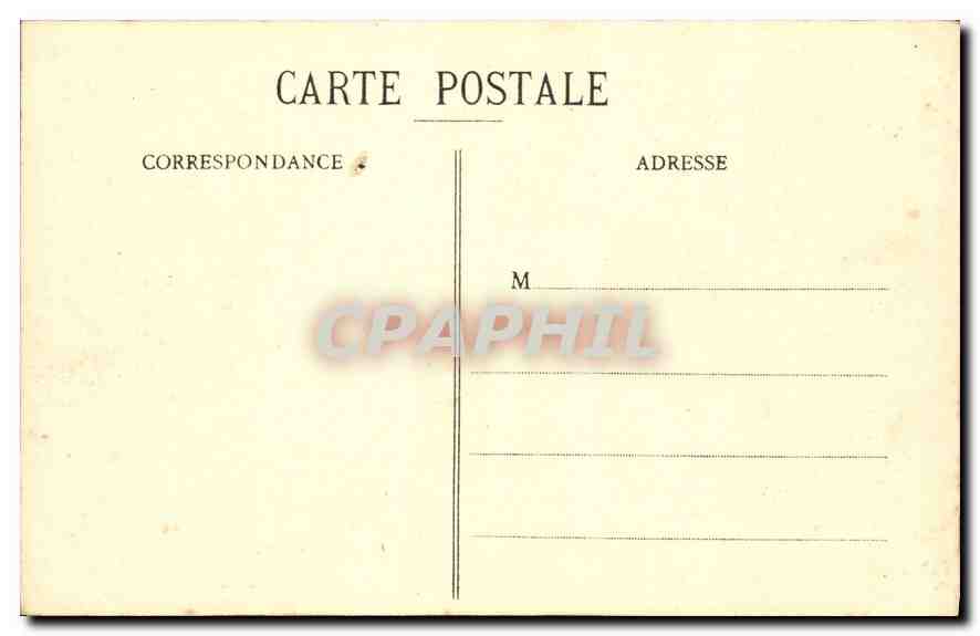 CPA Marseille Le Prado Vu Du Rond Point  — Rückseite