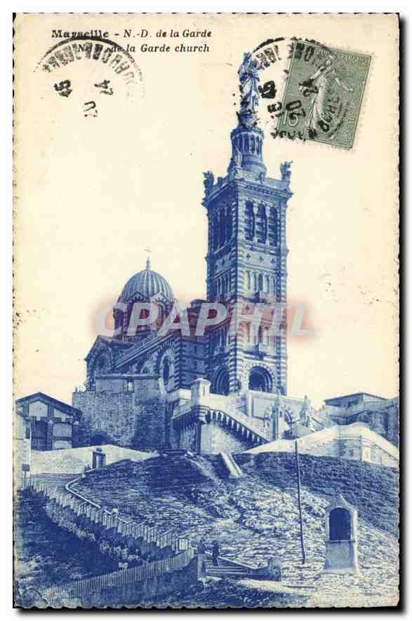CPA Marseille ND De la Garde 