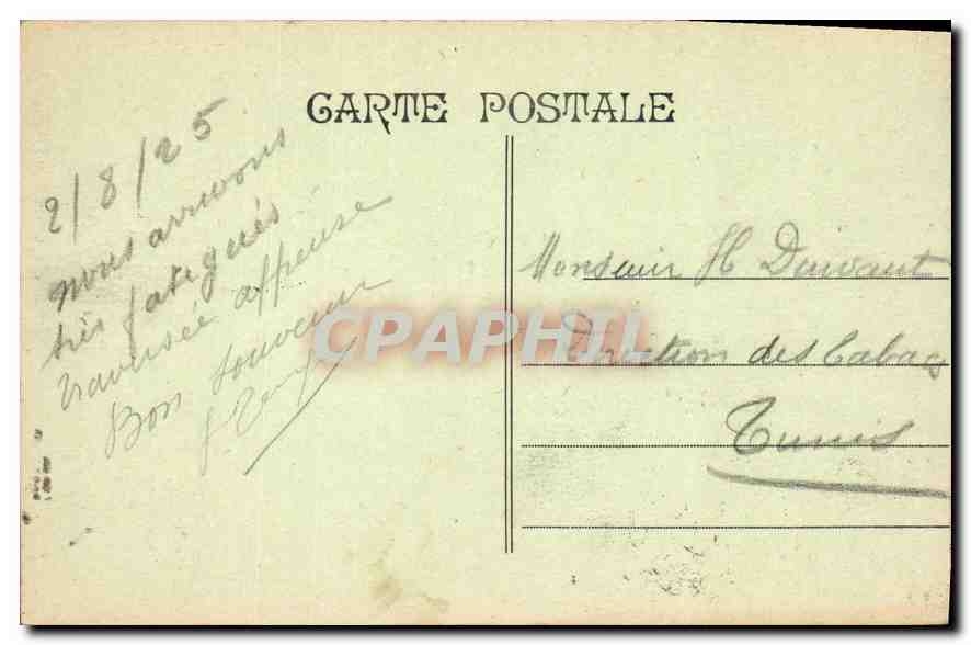 CPA Marseille ND de la Garde  — Rückseite