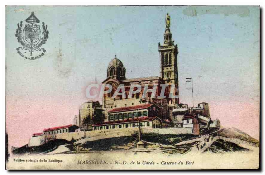 CPA Marseille ND de la Garde Caserne du Font 
