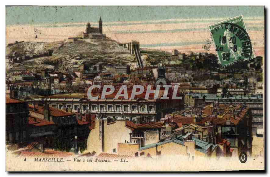 Marseille — Vue à vol d’oiseau — LL
