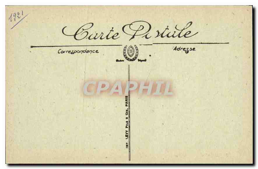 CPA Marseille Vue generale vers le Port  — Rückseite