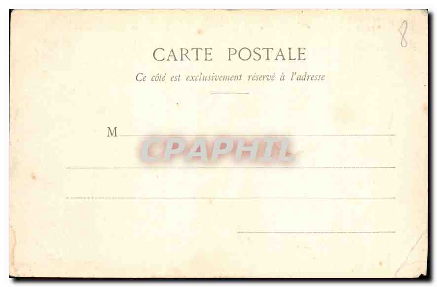 CPA Marseille Vue generale prise de Notre Dame de la Garde  — Rückseite