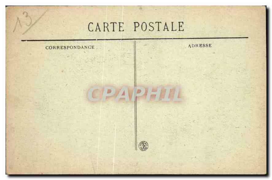 CPA Marseille Vue generale prise de ND de la Garde  — Rückseite